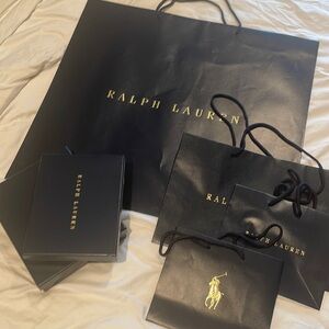 RALPH LAUREN bag and box bundle